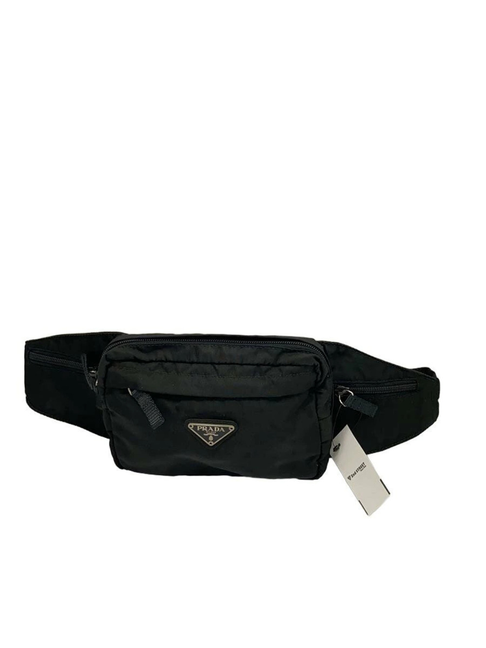 Prada Waist Crossbody Belt Body Tessuto Bag Black